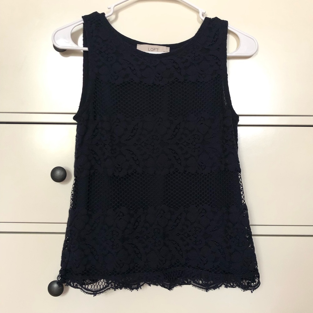 Loft lace top